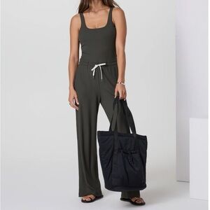 Vuori Pose Scoop Jumpsuit in Kale